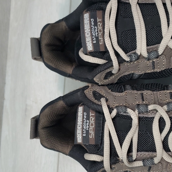 Skechers Mens Memory 51241 Foam Leather Running Sneakers shoes sz 8.5 - Picture 5 of 14